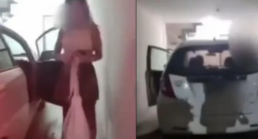 Hombre descubrió infidelidad de su novia con un amante y los graba en motel