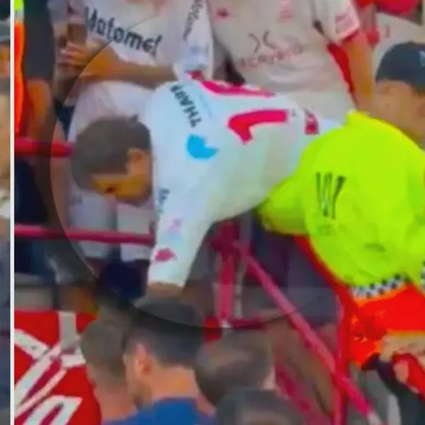 Jugador colombiano fue agredido en el fútbol de Argentina; un hincha le pegó un golpe