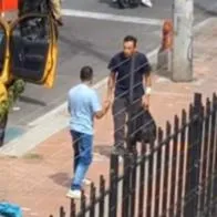 Dos taxistas se pelearon con cuchillos en el barrio Madelena en Bogotá 