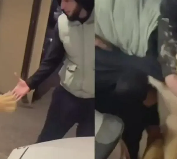 Hombre fue atacado tras intentar interactuar con un león que era paseado en vía pública