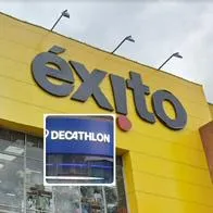 Fotos de Éxito y de Decathlon, en nota de cómo es la nueva alianza de Éxito y Decathlon en Colombia y cómo inicia en abril