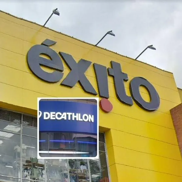 Fotos de Éxito y de Decathlon, en nota de cómo es la nueva alianza de Éxito y Decathlon en Colombia y cómo inicia en abril