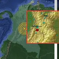 Temblor en Colombia de magnitud 4.8 con epicentro en Los Santos (Santander) 