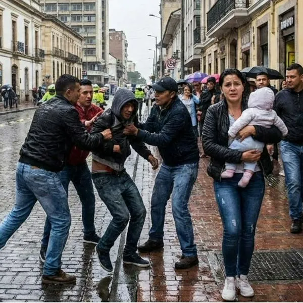 Bogotá hoy: venezolano intentó robar a mujer que iba en bicicleta con su bebé