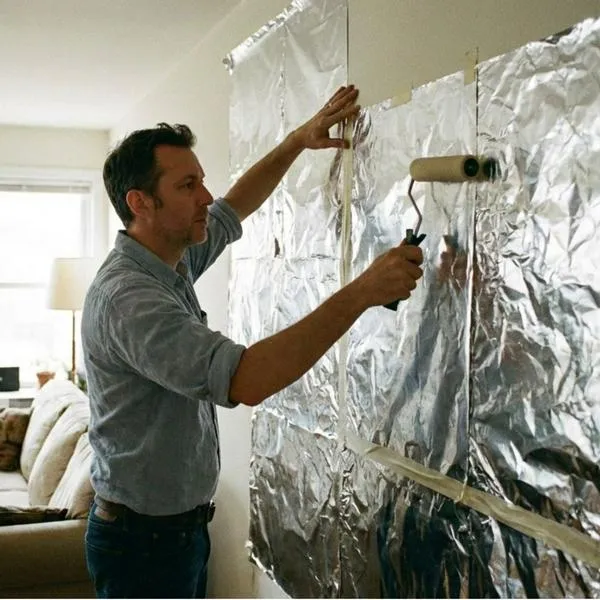 ¿Cómo detectar si una pared tiene humedad? Arquitecto recomienda papel aluminio 