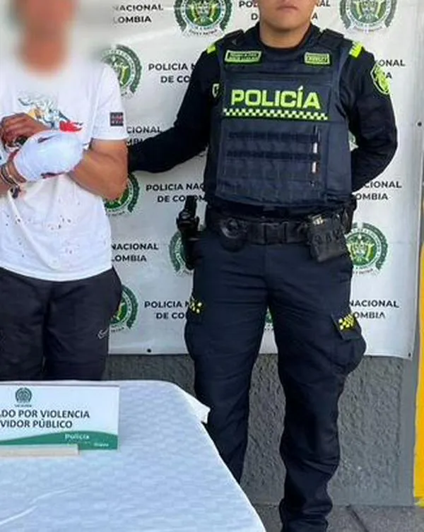 Envían a la cárcel a hombre que agredió a un policía en la localidad de Suba
