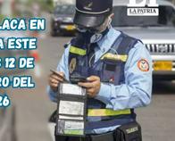 Pico y placa en Pereira (Risaralda) este jueves, 12 de febrero del 2026