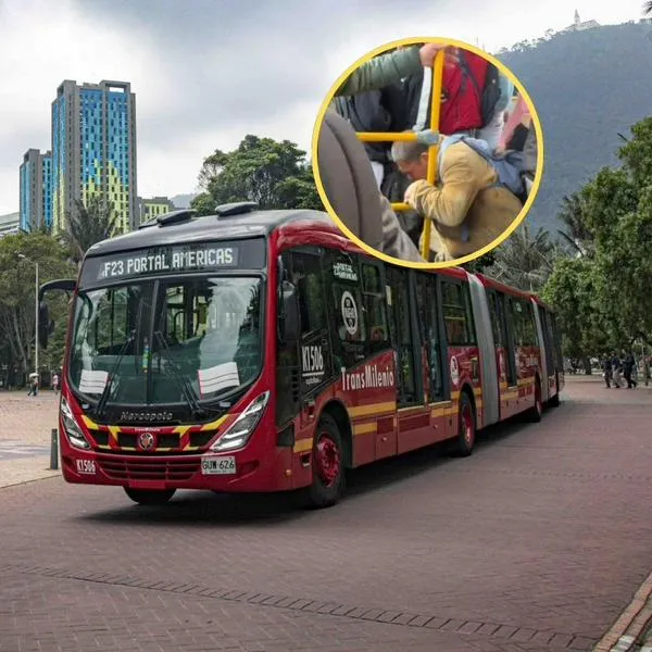 Hombre se hizo del baño en Transmilenio Bogotá porque no aguantó y lo grabaron