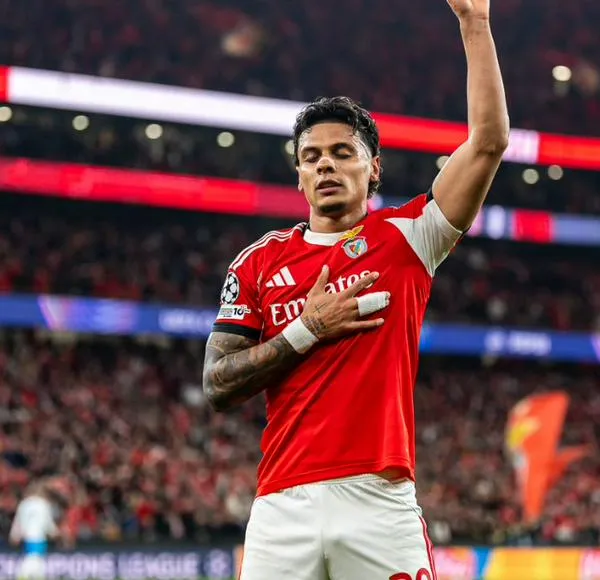 Richard Ríos se reincorpora al Benfica tras su lesión y apunta a la serie ante el Real Madrid