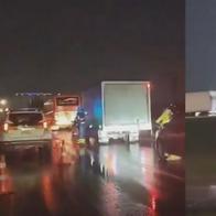 Trancón en la calle 80 (Bogotá) por accidente de tránsito que dejó un muerto