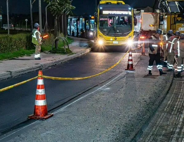 Así avanza la renovación vial de la conexión calle 80 con Suba Lisboa en Bogotá 