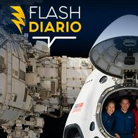 Estación Espacial Internacional a plena tripulación