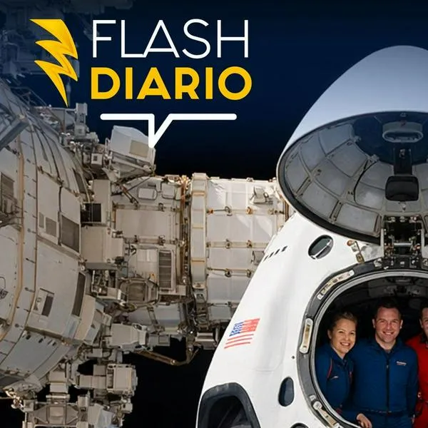 Estación Espacial Internacional a plena tripulación