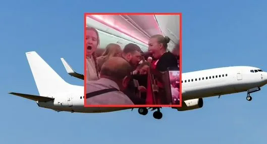 Bochornosa pelea en pleno vuelo provocó desvió del avión y dejó hasta detenidos