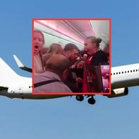Bochornosa pelea en pleno vuelo provocó desvió del avión y dejó hasta detenidos