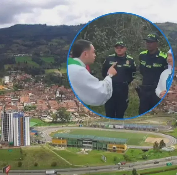 En Guarne, Antioquia, un sacerdote y una religiosa protagonizaron una particular discusión