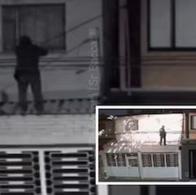 Momento en el que un ladrón en Bogotá se electrocuta al robar cables y deja a vecinos en Puente Aranda sin luz