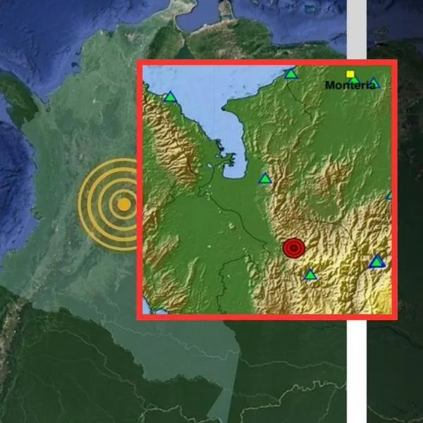 Temblor en Colombia de magnitud 2.8 con epicentro en Mutatá (Antioquia)