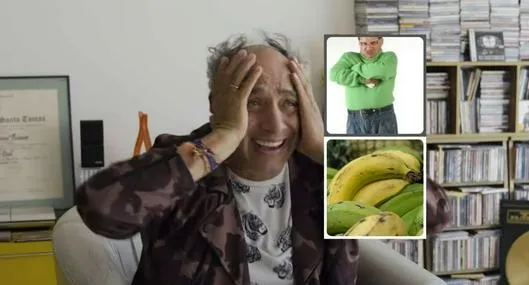 Julio Correal habló de 2 plátanos a $16.000 en Colombia y hubo burlas por precio