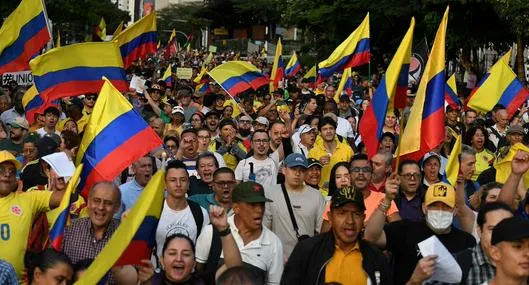 Marchas convocadas por Gobierno Petro horarios y puntos de concentración hoy