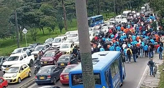 "Solidaridad": miembro de Fecode, que ganan más del mínimo, dice por qué salió a marchar en Bogotá