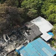 Murió mujer en San Andrés tras quedar atrapada dentro de su casa incendiada