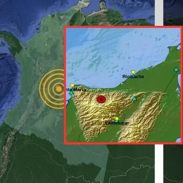  Temblor en Colombia de magnitud 3.2 en Dibulla - La Guajira este 19 de febrero