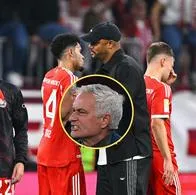 Vincent Kompany y José Mourinho