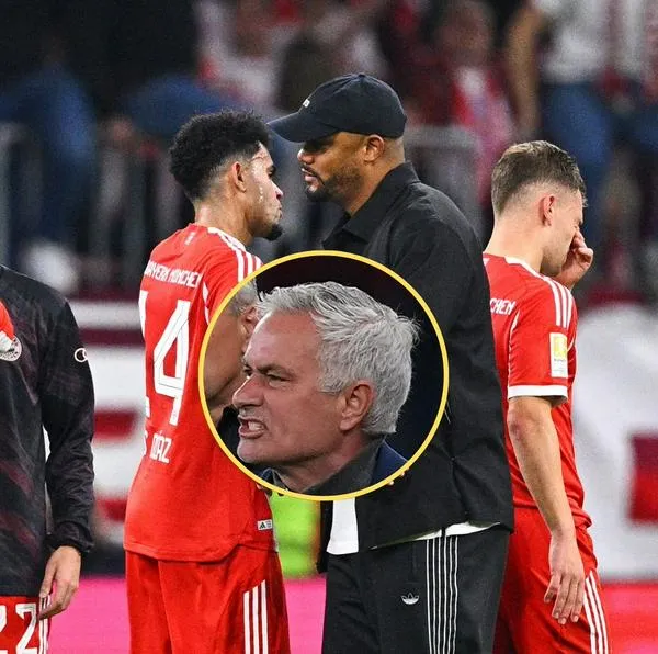 Vincent Kompany y José Mourinho