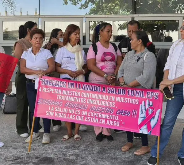 Pacientes oncológicos toman las calles de Valledupar: “Queremos volver a donde nos trataban como personas, no números”