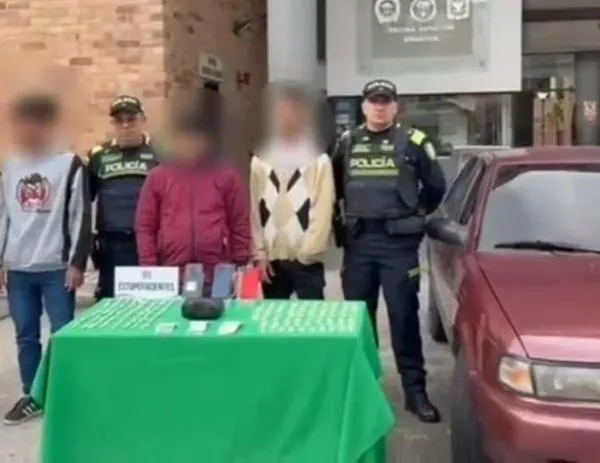 ‘Plan Candado’ en Engativá: Policía capturó a cuatro hombres con estupefacientes listos para su distribución 