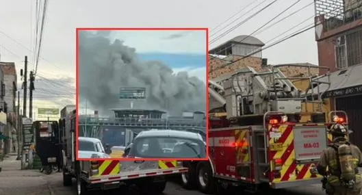 Incendio en Mi Gran Parrilla Boyacense explican por qué salió tanto humo