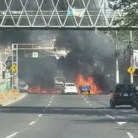 Carros quemados, camiones pinchados y más imágenes que alarman en México