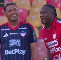 Qué pasó entre Rodallega y Teófilo Gutiérrez en el partido Santa Fe vs. Junior