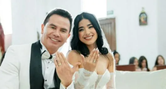 Qué secreto tenía el pastel de boda de Jhonny Rivera y Jenny López