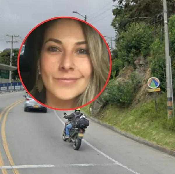 A esta zona de la vía Bogotá-La Calera llegó Diana Ospina, luego de estar desaparecida desde el domingo 22 de febrero