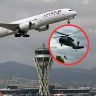 Aparece audio del momento exacto en que helicóptero se cruzó con avión de Latam en El Dorado y casi causa tragedia