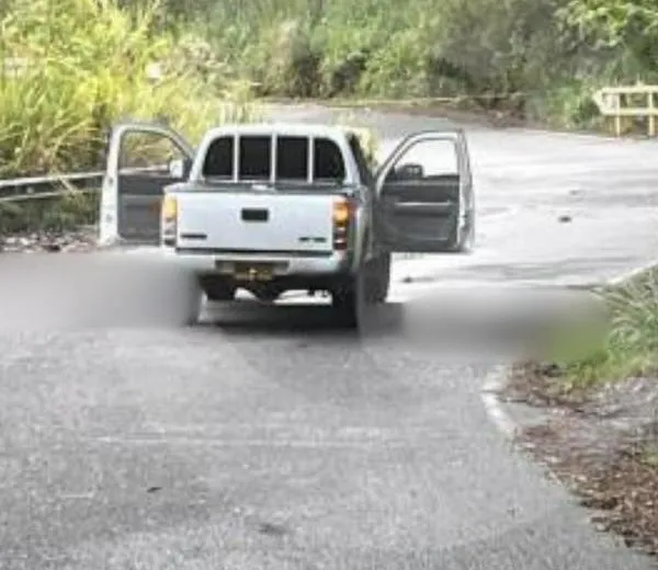 Encontraron los cuerpos de tres hombres en una vía del Suroeste de Antioquia