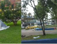 Cinco cambuches desmontados y 28 metros recuperados en operativo en Barrios Unidos 