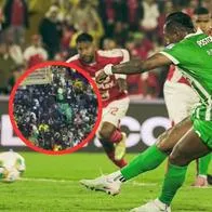 [Video] Se armó pelea entre hinchas en partido Santa Fe-Nacional en Bogotá
