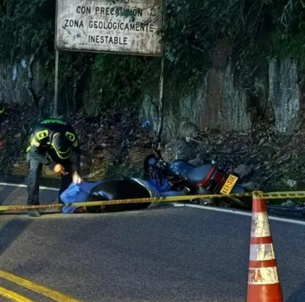 En vía del Tolima asesinaron a motociclista caldense