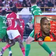 Polémica Santa Fe vs. Nacional: Hugo Rodallega critica gol anulado por árbitro