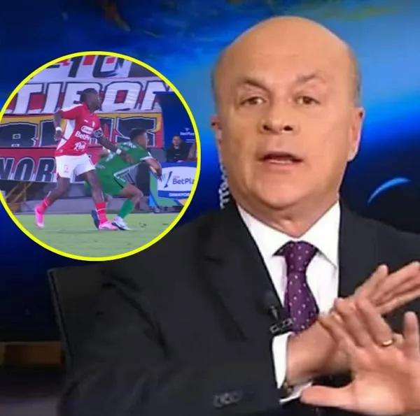 Carlos Antonio Vélez dijo que fue legítimo el gol anulado a Santa Fe vs Nacional