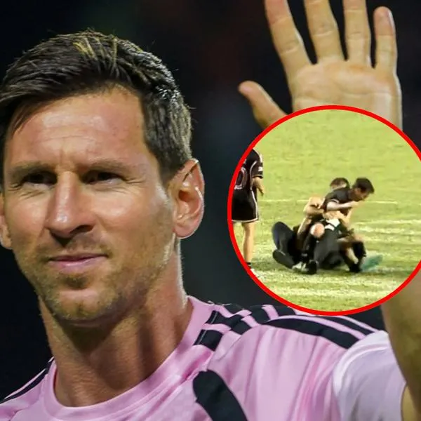 Tumban a Lionel Messi en amistoso Inter Miami vs. Independiente del Valle: video