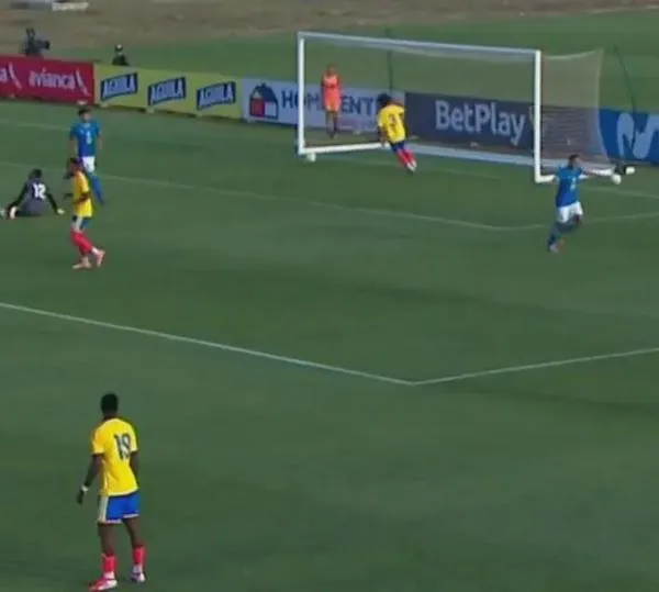 Vea el gol de Nogueira en Selección Colombia Sub-17 vs. Brasil en juego preparatorio