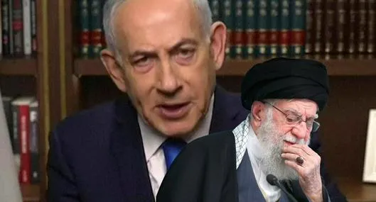 Benjamín Netanyahu y Alí Jamenei
