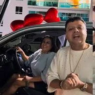 Rafael Santos, hijo de Diomedes Díaz, le dio lujoso regalo a su mamá