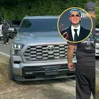 Camioneta de Blessd se accidentó en Quindío y no tenía placas: choque habría sido contra moto