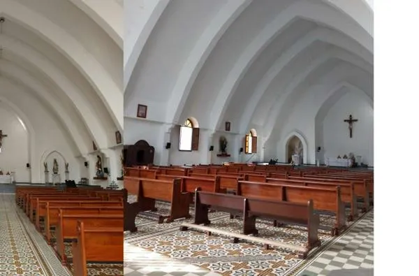 Iglesia de municipio de Caldas se transforma: así avanza la restauración del templo principal del municipio