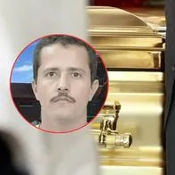 Video muestra ataúd “bañado en oro” del 'Mencho' y otros lujos en su funeral 